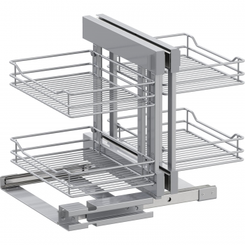 Flex-Corner Classic 1200, srebrny, front 600, RAL9006, Vauth-Sagel