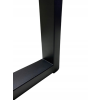 Nogi metalowe do stołu, loftowe, czarne 60x72cm, profil 6x2cm 2 szt, Drewik
