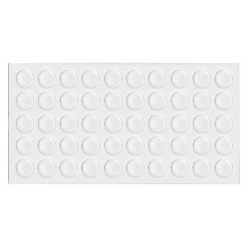 Odbojnik meblowy samoprzylepny 10x1,5mm, 50szt. PG-068W, ATM