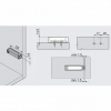 TIP-ON Blum 956.1201 adapter prosty krótki szary
