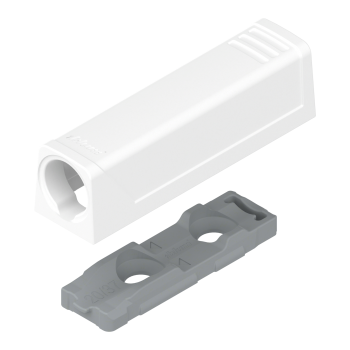 TIP-ON Blum 956.1201.BI adapter prosty krótki biały