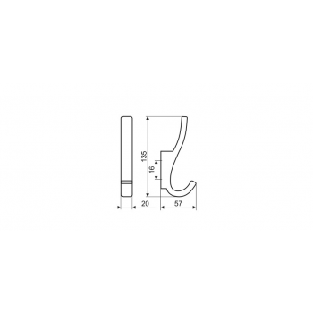Wieszak RW0704 chrom