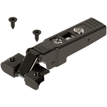 Zawias Blum 95' nakładany do ramki alu. CLIP TOP, 71T950A, onyx