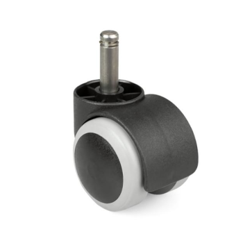 Kółko obrotowe gumowe T B-10 50mm, trzpień Ø10 długość 30mm, ATM